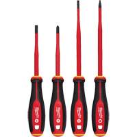 Insulated Slim Tip Screwdriver Set, 4 Pcs., Magnetic Oxymax Inc