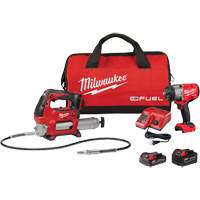 M18 Fuel HTIW with Friction Ring & Grease Gun Combo Kit, Lithium-Ion, 18 V Oxymax Inc