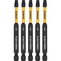 5-Piece FLEXTORQ&reg; Impact Screwdriving Bits, Torx, T-25, 1/4" Drive Oxymax Inc