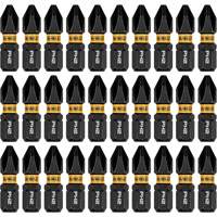 30-Piece FLEXTORQ&reg; Impact Driver Bit Set, Phillips, #2, 1/4" Drive Oxymax Inc