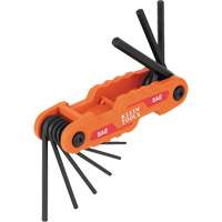 Compact Folding Hex Key Set, 9 Pcs., Imperial Oxymax Inc