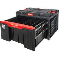 Arx&reg; Single Drawer Toolbox, 11-1/5" W x 18-3/10" D x 9-1/10" H, Black/Red Oxymax Inc