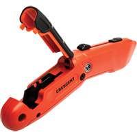 Couteau de s&eacute;curit&eacute; autor&eacute;tractable, 1", Acier, Prise en Aluminium Oxymax Inc