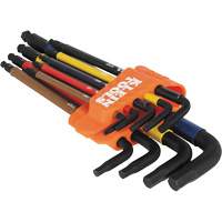 Colour-Coded Extra-Long L Style Hex Key Caddy Set, 9 Pcs., Imperial Oxymax Inc