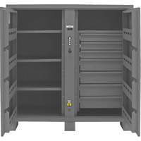 Armoire de rangement pour le chantier, Acier, 59 pi³, Gris Oxymax Inc