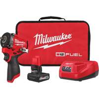 Fuel Stubby Impact Wrench Kit, 12 V, 3/8" Socket Oxymax Inc