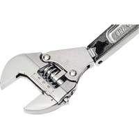 Cl&eacute; flexible &agrave; rochet ajustable, 8" lo, la max. 2-27/50", Chrome/Poli Oxymax Inc