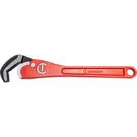 Self-Adjusting Steel Pipe Wrench, 2-1/2" Jaw Capacity, 16" Long, Powder Coated Finish, Non-Ergonomic Handle Oxymax Inc