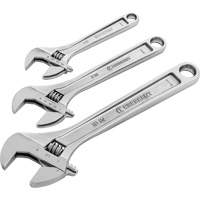 Wrench Set, Adjustable, 3 Pieces, Imperial and Metric Oxymax Inc