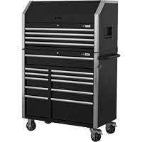 HDCC-4115 HD Series Toolbox Combo, 21-1/2" D x 44-1/5" W x 63-3/10" H, Black Oxymax Inc