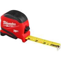 Compact Tape Measure, 1" x 25' Oxymax Inc