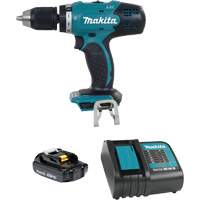 LXT Compact Drill-Driver Kit, Lithium-Ion, 18 V, 1/2"/1-7/16" Chuck, 420 in-lbs Torque Oxymax Inc