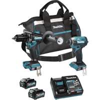 XGT Brushless 2-Tool Combo Kit, Lithium-Ion, 40 V Oxymax Inc
