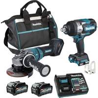 XGT Brushless 2-Tool Combo Kit, Lithium-Ion, 40 V Oxymax Inc