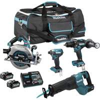 XGT Brushless 4-Tool Combo Kit, Lithium-Ion, 40 V Oxymax Inc