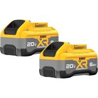 MAX* XR POWERPACK Batteries, Lithium-Ion, 20 V, 8 Ah Oxymax Inc
