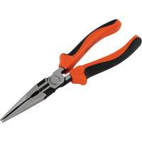 Long Nose Pliers with Comfort Handles, 8" L Oxymax Inc