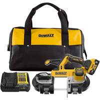 Ensemble de scie &agrave; ruban de moyenne taille XR avec bloc-pile de 5 Ah, 20 V, 3-3/8" Capacit&eacute; Oxymax Inc