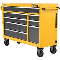 Heavy-Duty Mobile Workstation, 8 Drawers, 52" W x Yellow Oxymax Inc