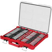 Metric/SAE Ratchet & Socket Set with PACKOUT Low-Profile Organizer, 98 Pcs, 3/8" Drive Size Oxymax Inc