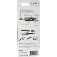 Couteau professionnel de 18 mm, Acier inoxydable, Robuste, Prise en Caoutchouc Oxymax Inc