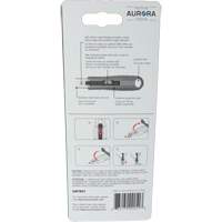 Couteau de s&eacute;curit&eacute; r&eacute;tractable standard, Acier inoxydable, Prise en Caoutchouc Oxymax Inc
