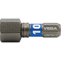 Embout Impactech, Hexagonale, 10 mm, Prise 1/4" Oxymax Inc