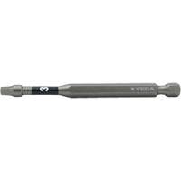 Impactech&reg; Power Bit, Square, #3 Tip, 1/4" Drive Size, 6" Length Oxymax Inc
