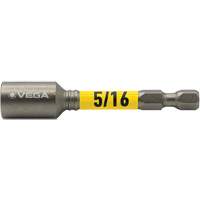 Impactech&reg; Nut Driver, 5/16" Tip, 1/4" Drive, 2-9/16" L, Magnetic Oxymax Inc