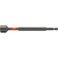 Impactech&reg; Nut Driver, 1/2" Tip, 1/4" Drive, 6" L, Magnetic Oxymax Inc