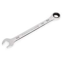 90-Tooth Ratcheting Combination Wrench, 12 Point, 7/8", Chrome Finish Oxymax Inc