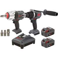 Ensemble de marteau perforateur & cl&eacute; &agrave; chocs, Lithium-ion, 20 V Oxymax Inc
