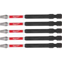 SHOCKWAVE Impact Recess Power Bits, Square, 2 Tip, 3-1/2" Length Oxymax Inc