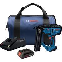 Brushless 18-Gauge Brad Nailer Kit with Standard Power Battery, 18 V, Lithium-Ion Oxymax Inc