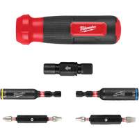 Tournevis multi-usage 8-en-1 avec embouts et tourne-&eacute;crous &agrave; chocs SHOCKWAVE, 8-1/3" lo, Prise Coussin&eacute;e Oxymax Inc