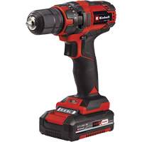 Cordless Drill/Driver Kit, Lithium-Ion, 18 V, 3/8" Chuck, 310 in-lbs Torque Oxymax Inc