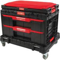 Socle roulant Arx avec jeu de roulettes pivotantes 3 mcx, 23-1/10" x 15" x 13-2/5', Noir Oxymax Inc