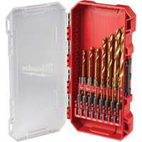 SHOCKWAVE Impact-Duty Drill Bit  Set, 15 Pieces, Titanium Oxymax Inc