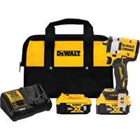 ATOMIC MAX* Cordless Impact Wrench With Hog Ring Anvil Kit, 20 V, 3/8" Socket Oxymax Inc