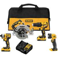 MAX* Cordless Brushless 4-Tool Combo Kit (2.0Ah), 20 V Oxymax Inc