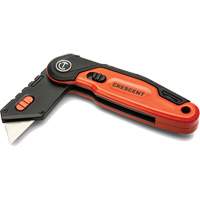Couteau utilitaire pliant, 1" lame, lame en Acier, poign&eacute;e en Aluminium Oxymax Inc