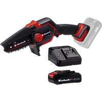 Cordless Compact Pruning Chain Saw with 2.5Ah Battery & Charger Starter Kit, 6", Battery Powered, 18 V Oxymax Inc