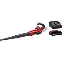 Cordless 110 CFM Universal Blower with 2.5Ah Battery & Charger Starter Kit, 18 V, 155.34 MPH Output, Battery Powered Oxymax Inc