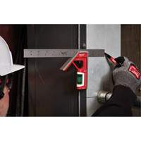 Magnetic Combination Square, 12" L, Stainless Steel, Plain Oxymax Inc