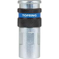 Raccord industriel rapide QUIKSILVER 2, Acier zingu&eacute;, 1/4", NPT femelle, 362 PSI Oxymax Inc