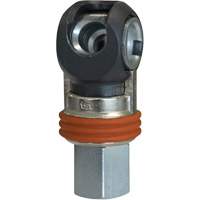 Raccord industriel rapide basculant TOPQUIK SC, Acier nickel&eacute;, 3/8", NPT femelle, 360 PSI Oxymax Inc