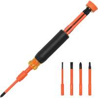 4-in-1 Insulated Multi-Bit Screwdriver Oxymax Inc