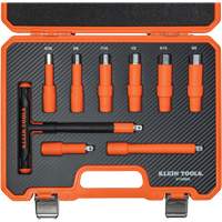 Insulated T-Handle & Hex Bit Set with Case, 1000 V, 9 Pcs Oxymax Inc