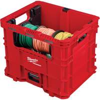 Bac distributeur de fils XL PACKOUT, 15-3/4" x 18-5/8" x 15", Noir/Rouge Oxymax Inc