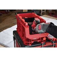 Bac compact PACKOUT, 15-1/2" x 9-1/2" x 8-3/4", Noir/Rouge Oxymax Inc